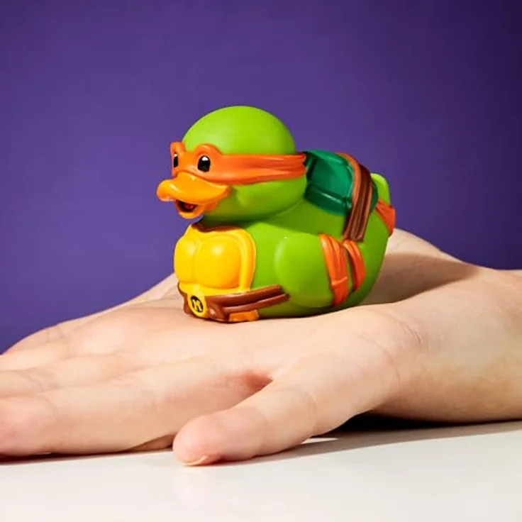 Numskull Teenage Mutant Ninja Turtles Tubbz Mini PVC Figur Michelangelo, 5 cm, Sammelfigur in Entenform – Bild 5