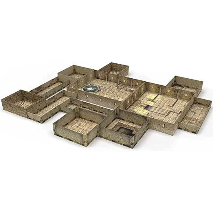 Gale Force Nine GF9TFD04 Tenfold Dungeon: The Temple, Miniaturenspiel Brettspiel in Gelb – Bild 4
