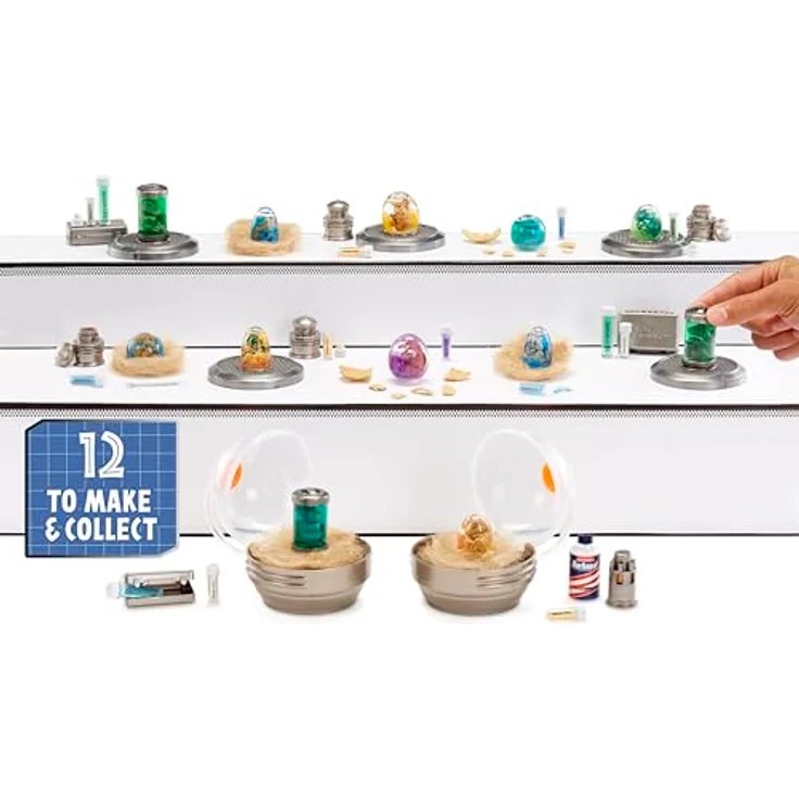MGA ENTERTAINMENT MGA's Miniverse Kreativset - Make It Mini Dinosaurs (Jurassic World), inkl. Farbwechseleffekt und 12 Sammel- und Bastelprodukten – Bild 7