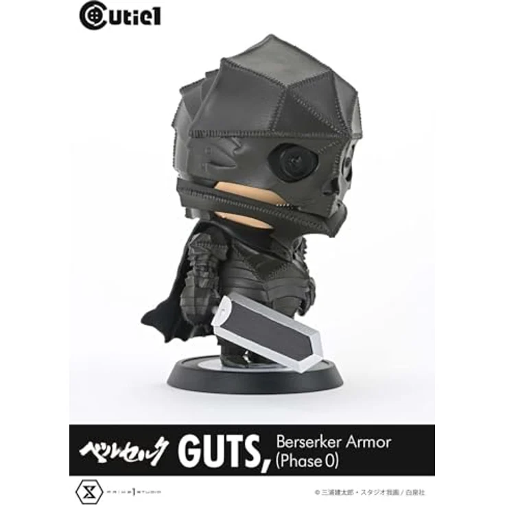 Prime 1 Studio Berserk Cutie1 PVC Figur Guts Berserker Armor (Phase 0), 12 cm, detailreiche Darstellung für Sammler ab 16 Jahren – Bild 7