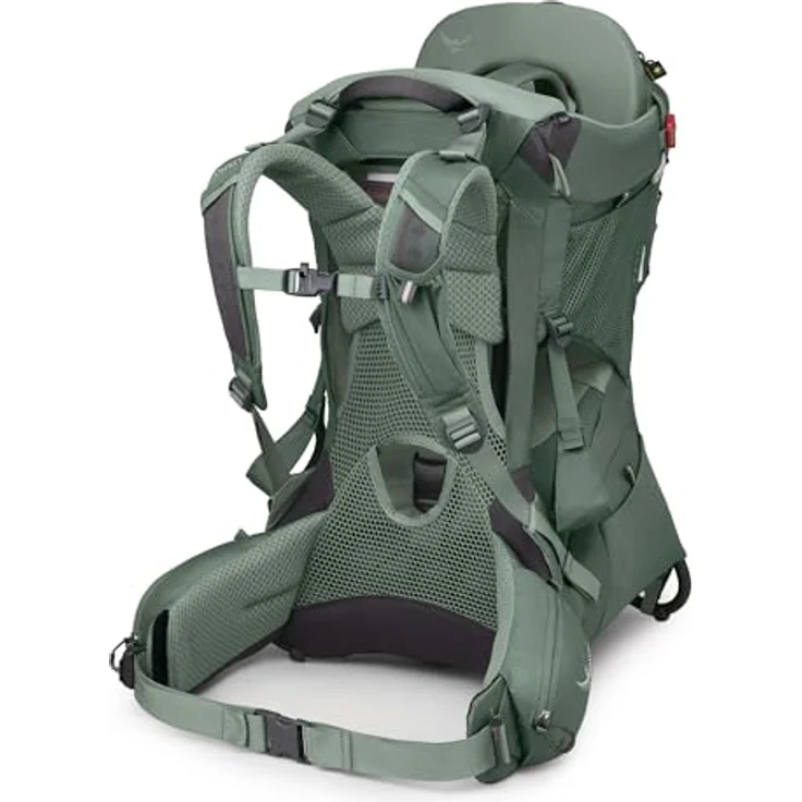 Osprey Poco Child Carrier, Babytrage für Outdoor-Aktivitäten, 24 Liter Stauraum, grün – Bild 2