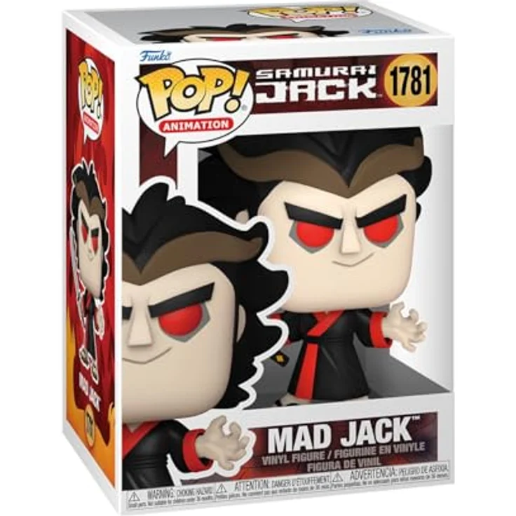 Funko Pop! Animation: Samurai Jack – Mad Jack - Vinyl-Sammelfigur - Geschenkidee - TV Fans - Modellfigur - 9,5 cm - Offizielle Handelswaren - Hochwertiges Vinyl – Bild 1