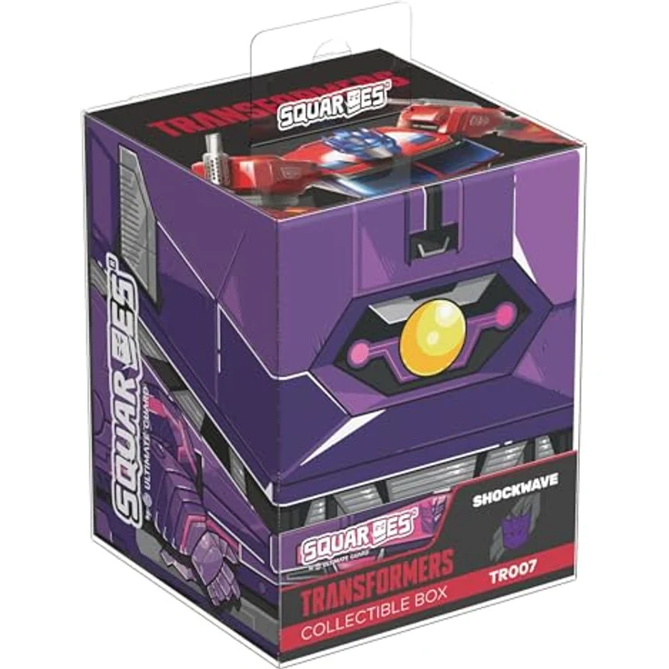 Squaroes SQR100233 - Squaroes Squaroe Transformers TR007 - Shockwave - Deckbox für bis zu 100 Karten, umweltfreundlich, robust und vollflächig bedruckt – Bild 9