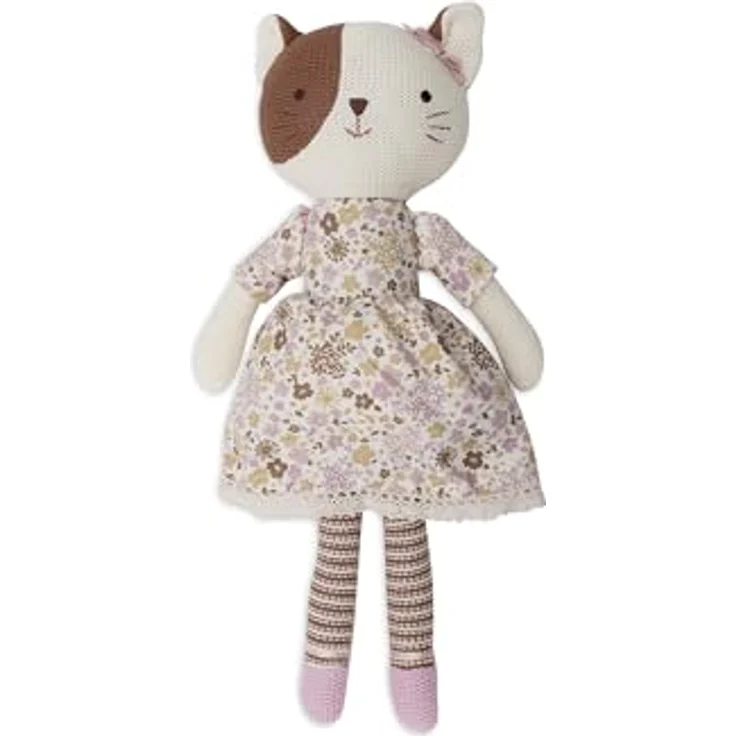 Jollein Kuscheltier Jill, weiches gestricktes Kuscheltier zum Spielen und Dekorieren, beige – Bild 3