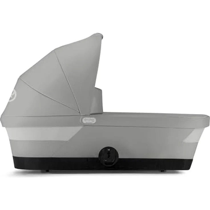 Cybex Gold GAZELLE S Cot Kinderwagenaufsatz, für Neugeborene bis 6 Monate, Stone Grey mit XXL-Sonnenverdeck und Schaumstoffmatratze – Bild 3