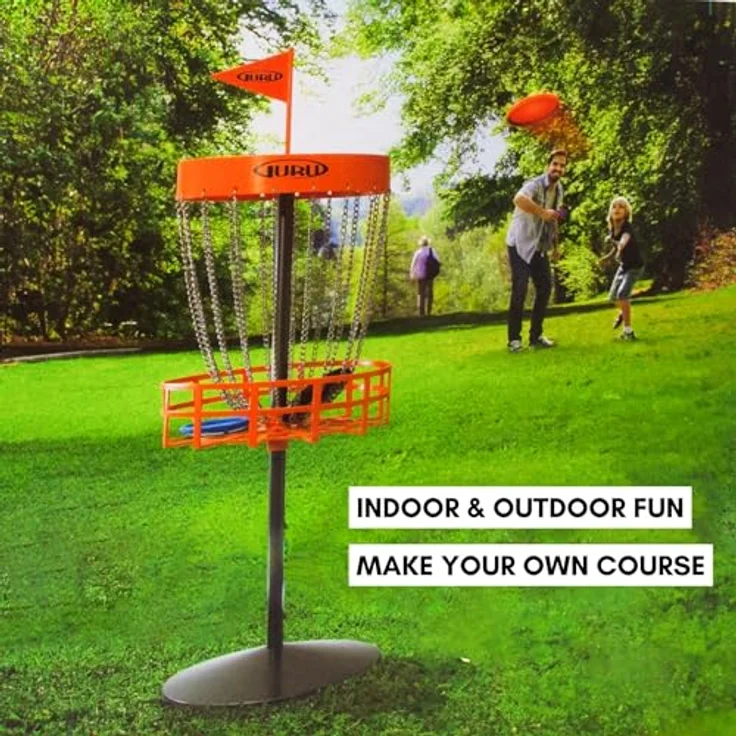 MTS Wurfscheiben-Set Disc Golf Mini Basket, inklusive 5 farbigen Wurfscheiben – Bild 3
