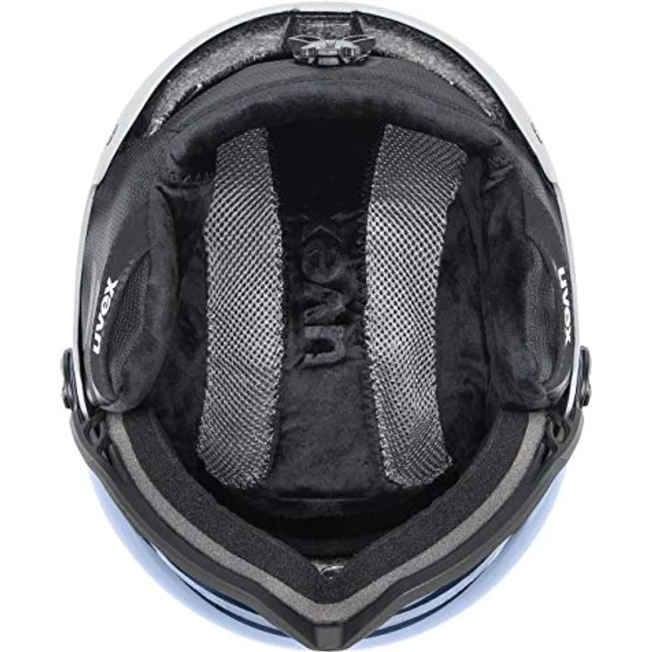 uvex wanted visor - robuster Skihelm für Damen und Herren - mit Visier - optimierte Belüftung - rhino matt - 54-58 cm – Bild 5