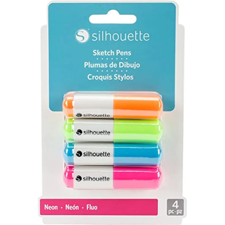 Silhouette Silh-Pen-Neo, mehrfarbige Skizzenstifte, säurefrei und einfach zu verwenden