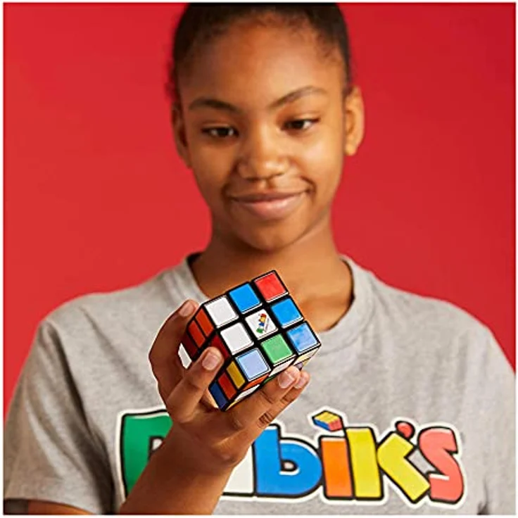 Rubik's 6063336 Original Farb-Matching Puzzle, Klassischer Problemlöserwürfel Verpackung, Einzelbett, Rubiks Cube 3x3 (Eco) – Bild 6
