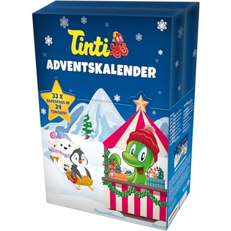 TINTI Adventskalender, Badewannen-Spielzeug mit 24 Überraschungen für sensible Kinderhaut – Bild 2