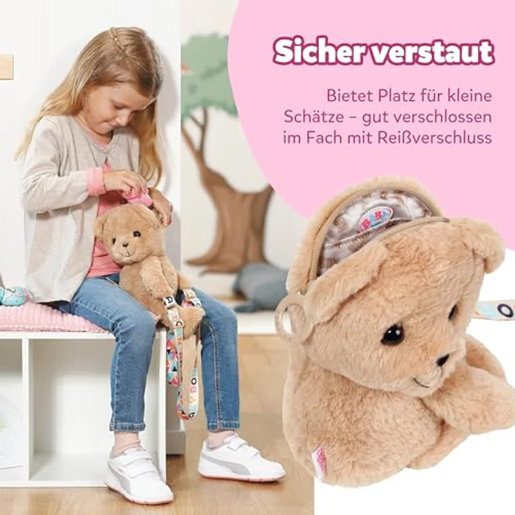 Baby Born Puppenkleidung Bär, Bärentasche – Bild 4