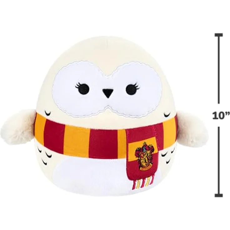 Squishmallows SQWB00466 - Harry Potter Hedwig mit Schal, 25 cm, offizielles Jazwares Plüsch, superweich – Bild 4