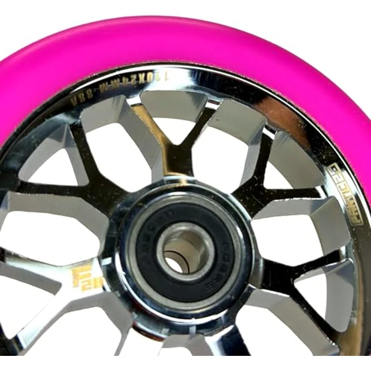 Fantic26 Spy7 Stunt-Scooter 110mm Rollen, ABEC-11 Kugellager, Aluminium 6061-T6, pink – Bild 2