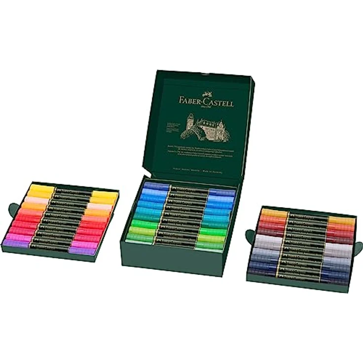 Faber-Castell 160330 Aquarellmarker Albrecht Dürer mit Doppelspitze, 30er Etui, bunt – Bild 3