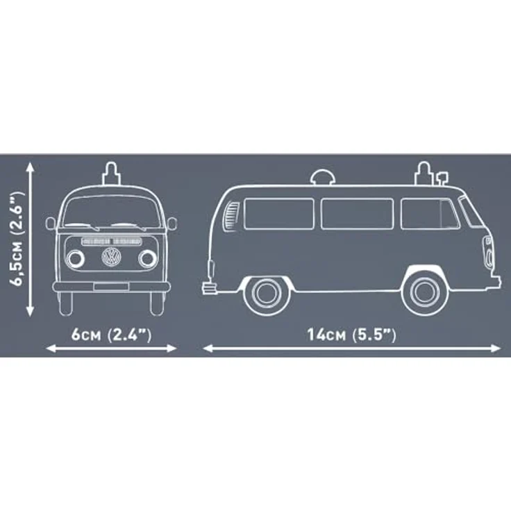 COBI Volkswagen T2b Krankenwagen, Bausteine-Set aus der EU, Spielzeugauto – Bild 3