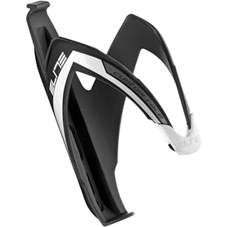 Elite Flaschenhalter Custom Race schwarz/weiß matt – Bild 3