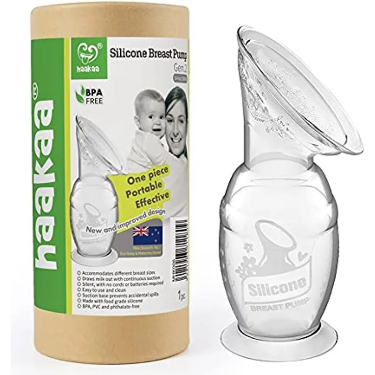 Haakaa 150 ml Silikon, Pumpe mit Saugfuß - Preisvergleich