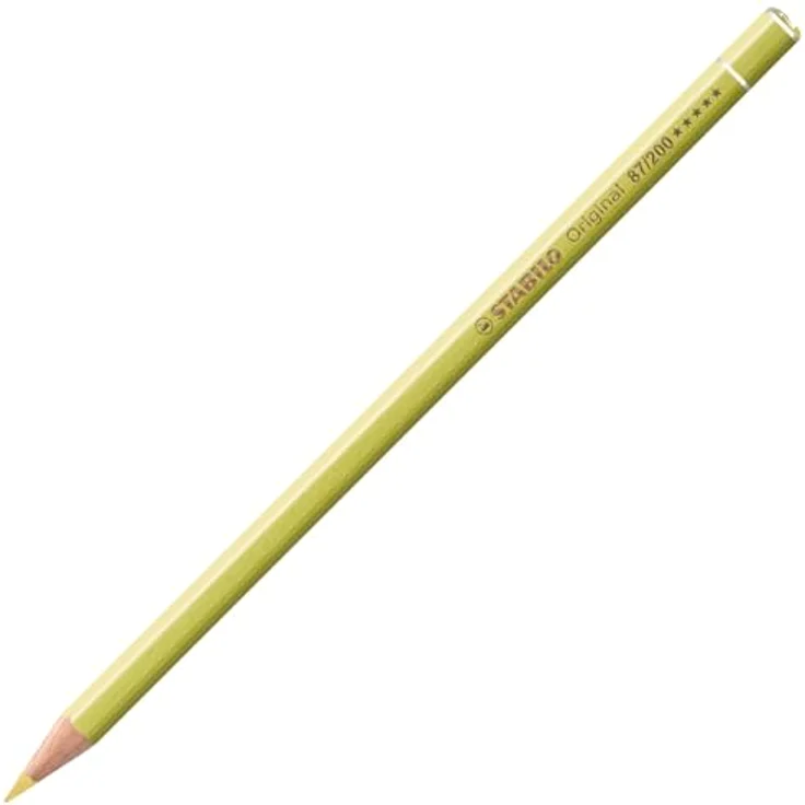 STABILO Buntstift STABILO Original, Premium-Buntstift mit hochelastischer Mine, zitronengelb, 2,5 mm Mine – Bild 1