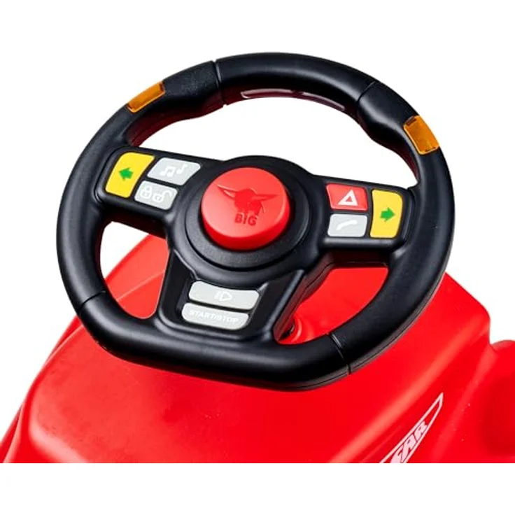 BIG Spielfahrzeug-Lenkrad BIG Sound Lenkrad, mit Licht- und Soundeffekten, kompatibel mit BIG Bobby Cars und Traktoren, batteriebetrieben – Bild 2