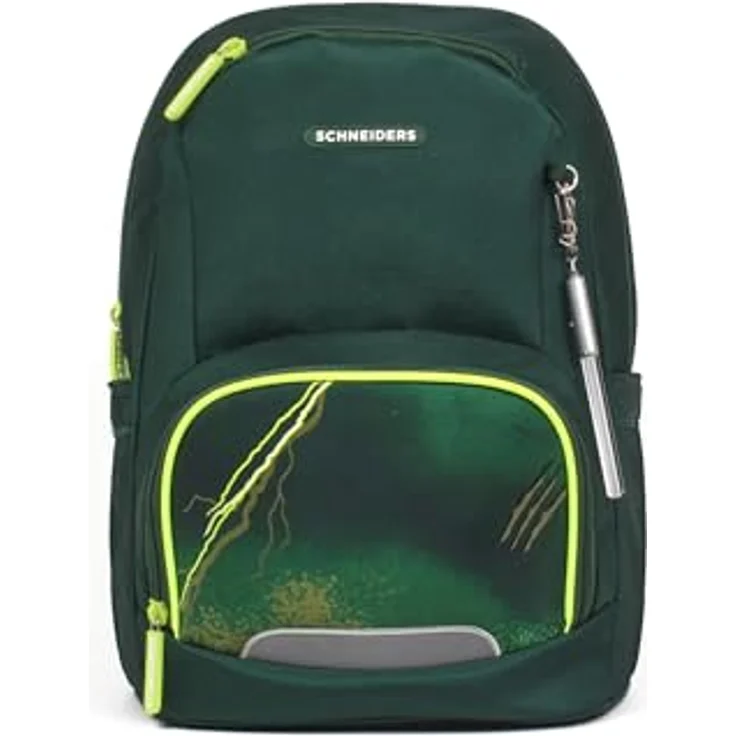 Schneiders Vienna Ergojet Dino Schulranzen, ergonomisch & umwandelbar, 21 Liter, 6-teilig, wasserabweisend – Bild 3
