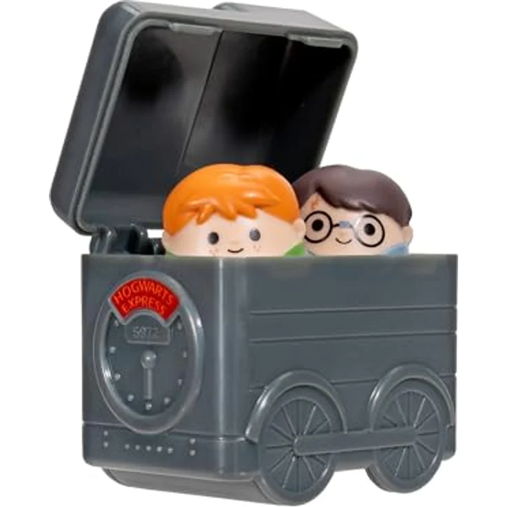 NoBrand Squishalongs Harry Potter Spielset Hogwarts Express, tragbarer Koffer mit Einrast- und Drehfunktion, inkl. 3 Mini-Squishies und 3 Accessoires – Bild 11