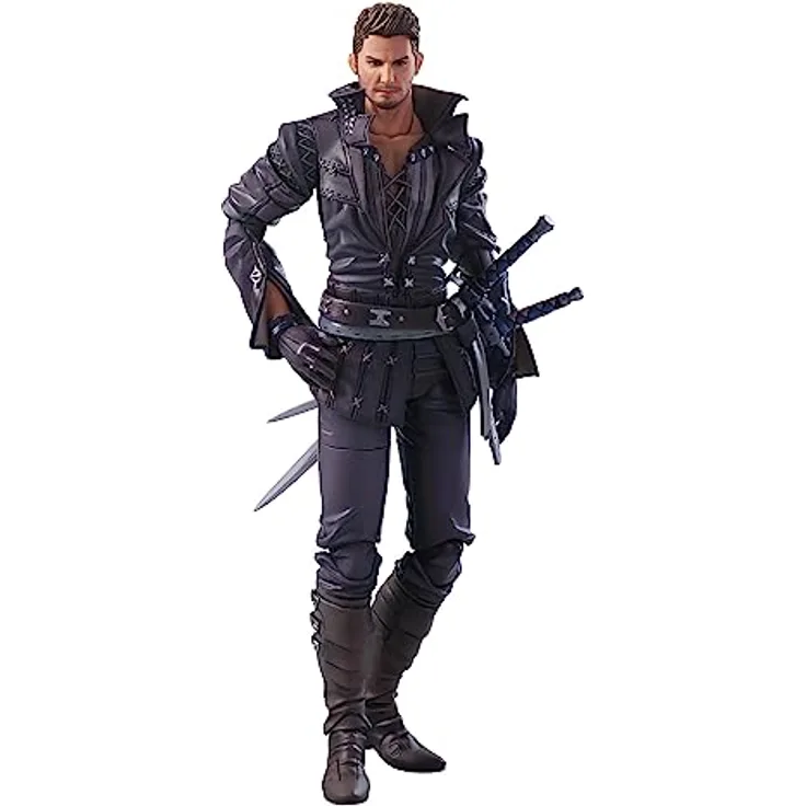 SQUARE ENIX Final Fantasy XVI Bring Arts™ Actionfigur - CIDOLFUS TELAMON, ca. 28 Gelenkpunkte, austauschbare Hände, Schwert und Dolch, Sammlerbox