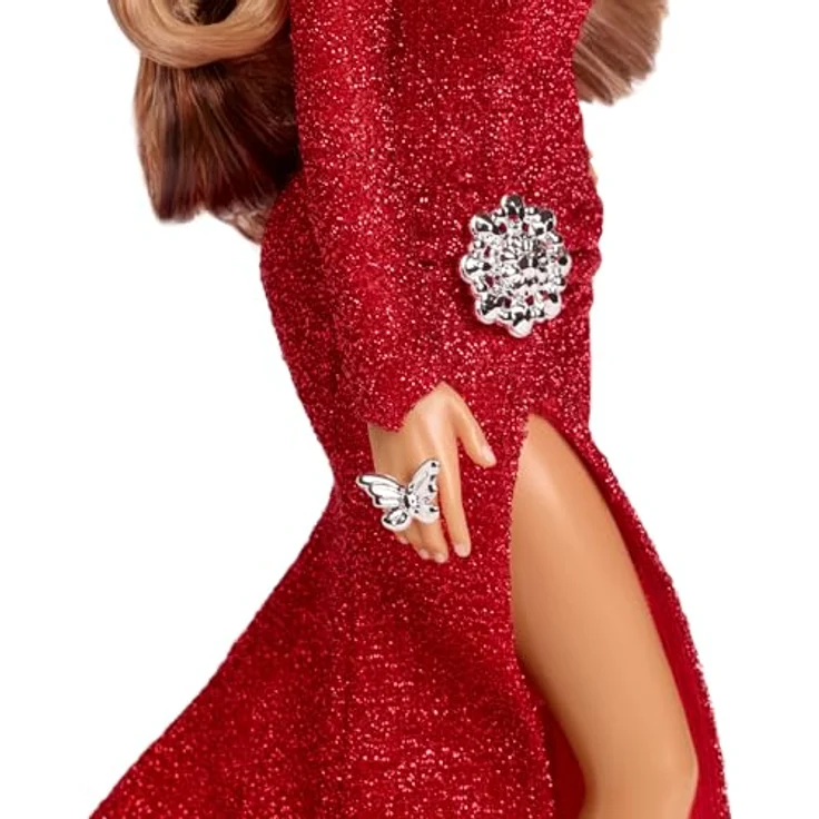 Mattel GmbH Anziehpuppe Mattel HJX17 - Barbie Signature x Mariah Carey Holiday Celebration, detailverliebte Modepuppe – Bild 4