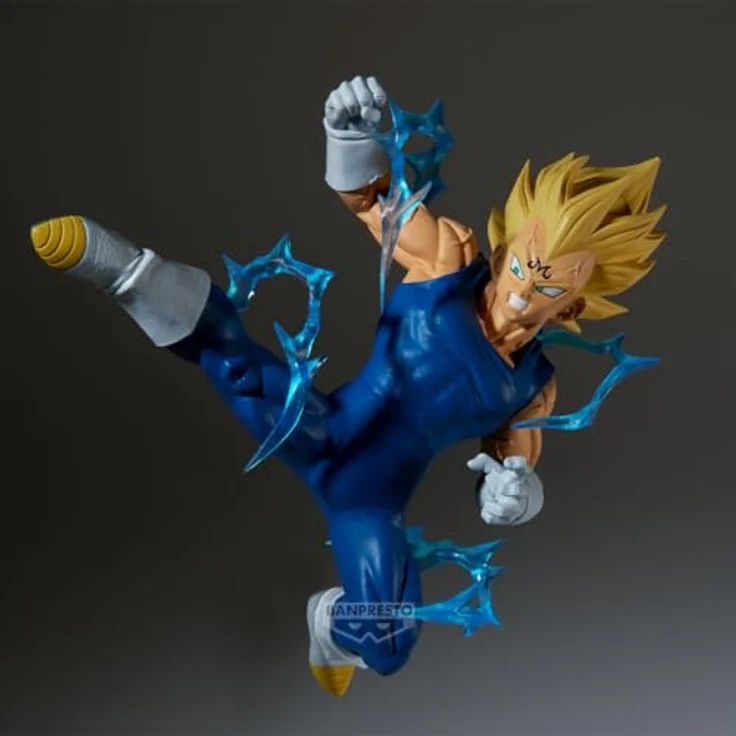 Banpresto Actionfigur Majin Vegeta (Vs Goku Super Saiyan 2), Sammelfigur, 15 cm, BP29755P, PVC, Mehrfarbig, lizenziert, mit Basisständer – Bild 2