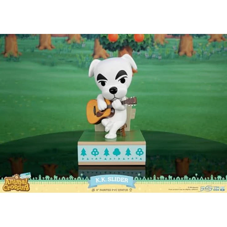 First 4 Figures Animal Crossing: New Horizons PVC Statue K.K. Slider, 22 cm, detaillierte Musikfigur mit hochdetaillierter Base und authentischem Styling – Bild 2