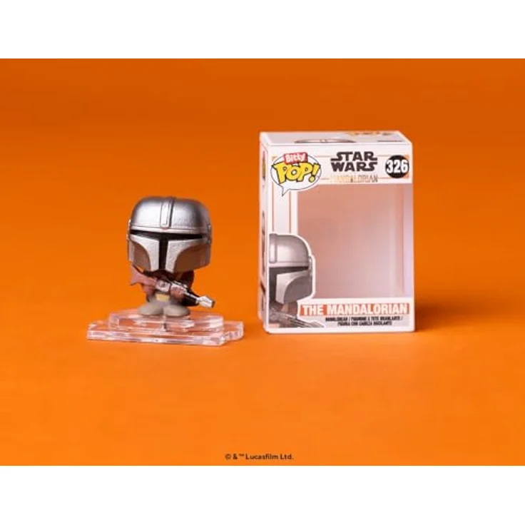 Funko Bitty POP! Mandalorian - The Mandalorian™, Bitty Pop! Kuiil™, Bitty Pop! Offworld Jawa™ und geheimnisvolle Bitty Pop!-Figur - 0,9 Zoll (2,2 cm) - Sammelfiguren 4-Pack - Cake Topper - Geschenkidee – Bild 2