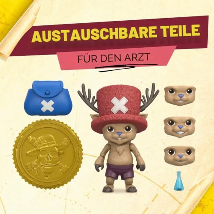 Moose Toys MS63318, Chopper Sammelfigur aus One Piece, 15 cm groß, detailreich für Sammler und kreatives Spiel – Bild 3