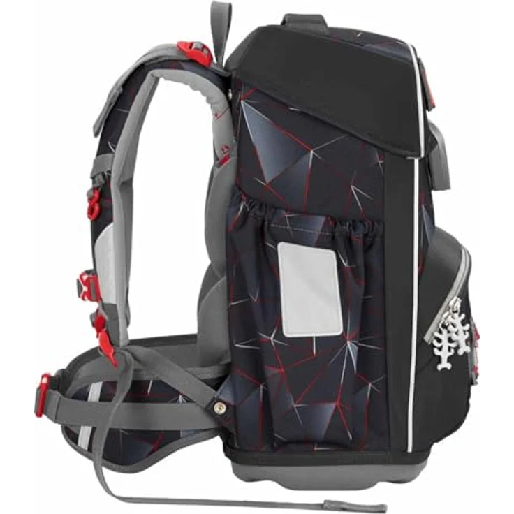 Step by Step Giant Schulranzen-Set „Dragon Drako“, 5-teilig, ergonomisch, rot, mit Reflektoren, für Jungen ab der 1. Klasse, 23 Liter – Bild 4