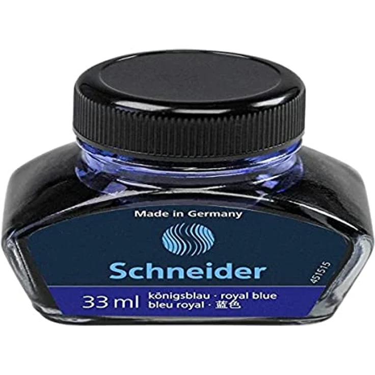 SCHNEIDER Füllhalter, löschbarer Tintenglas-Stift in königsblau – Bild 2