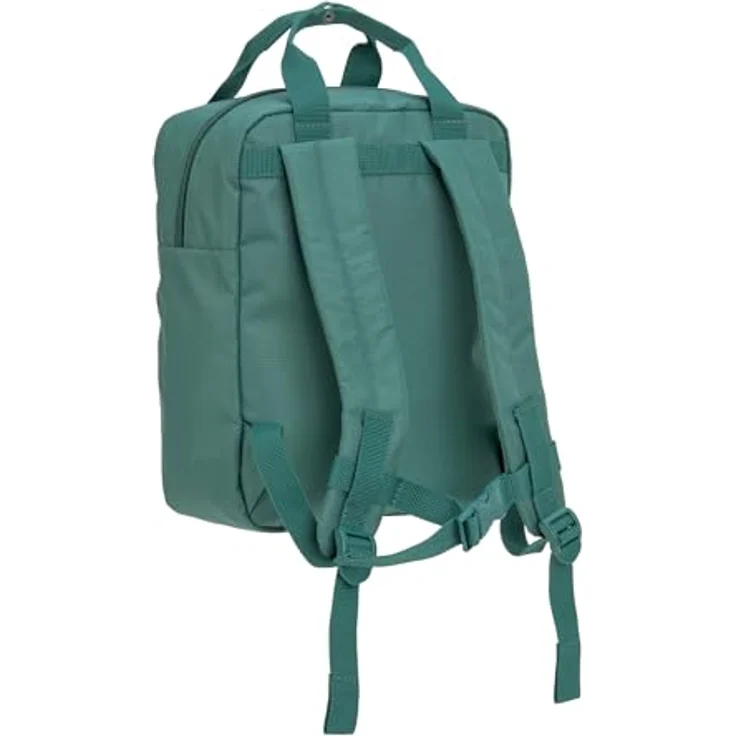 LÄSSIG Kinderrucksack Mini Square Backpack Dark Green, 27 cm, 7 Liter, 3 Jahre, mit Brustgurt, wasserabweisend – Bild 2