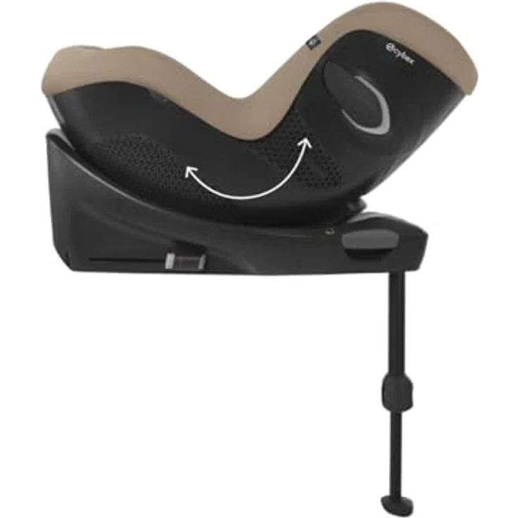 Cybex Sirona Gi Plus i-Size, Reboard Kindersitz mit 360° Drehung und Luftzirkulation, Modell 2025, Almond Beige – Bild 8