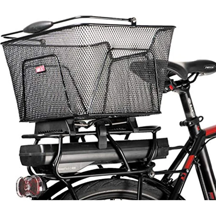 Unix Unisex – Erwachsene Reano Topklip Fahrradkorb, schwarz, 41x30x21cm – Bild 5