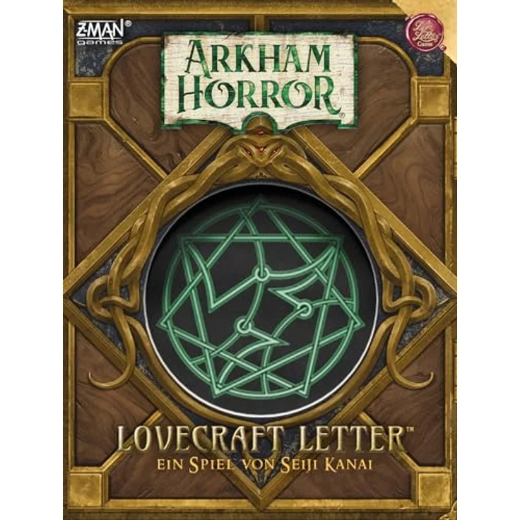 Z-Man Games Arkham Horror: Lovecraft Letter, Kartenspiel für 2-6 Spieler, ab 14 Jahren, 30-45 Minuten Spielzeit, Deutsch – Bild 2