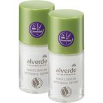 alverde NATURKOSMETIK Nagelserum Intensiv Repair mit Bio-Lavendel, 10 ml x 2 Flaschen