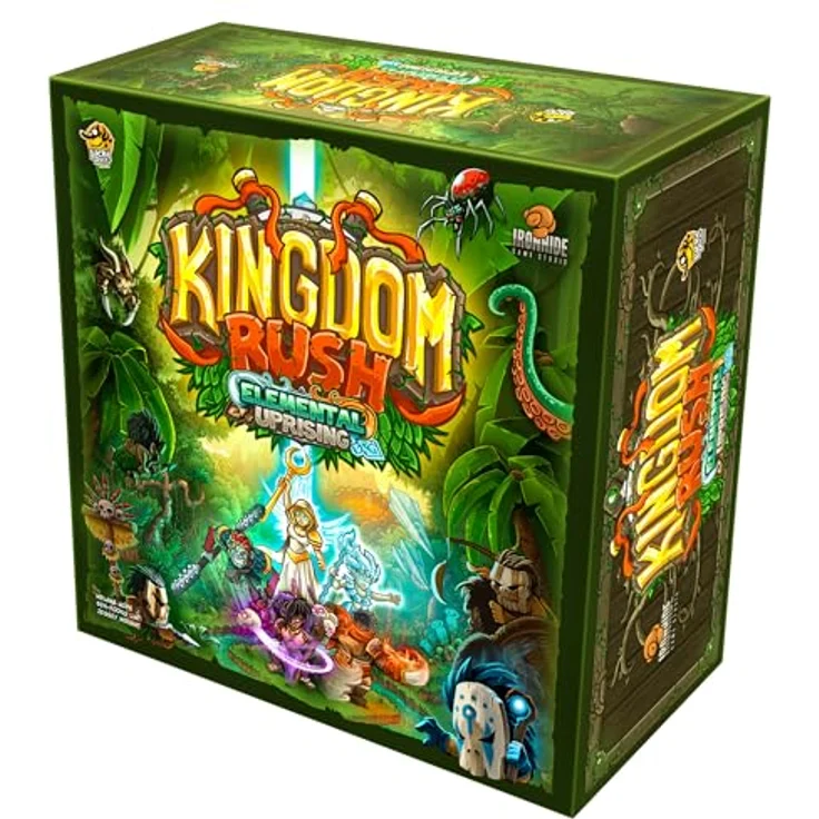 Lucky Duck Games Kingdom Rush: Elemental Uprising Brettspiel, kooperatives Tower-Defense-Strategiespiel für Kinder und Erwachsene, ab 14 Jahren, 1–4 Spieler, 45–90 Minuten Spielzeit, hergestellt von Lucky Duck Games – Bild 3