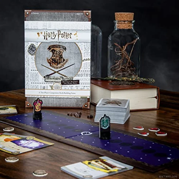 Asmodee USAopoly | Harry Potter Hogwarts Schlacht gegen die Mächte des Bösen | Wettbewerbsfähiges Deckbuilding-Spiel für 2 Spieler – Bild 5