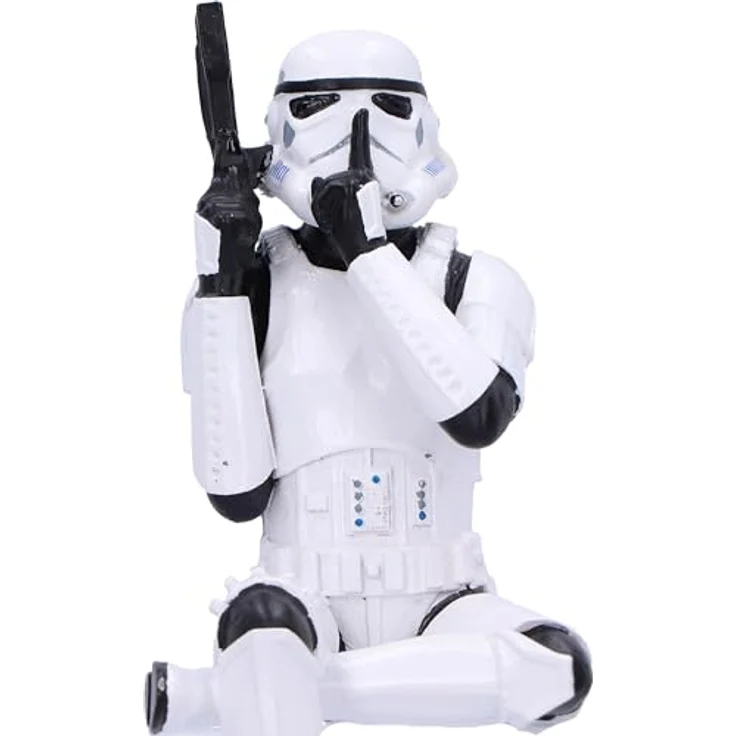 Nemesis Now Stormtrooper Figuren Three Wise Sitting Stormtroopers, 11 cm handbemalte Sammelfigur aus Resin – Bild 6