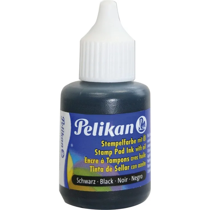 Pelikan Stempel 4 Stempelfarbe mit Öl, zum Nachtränken, für Metallstempel geeignet
