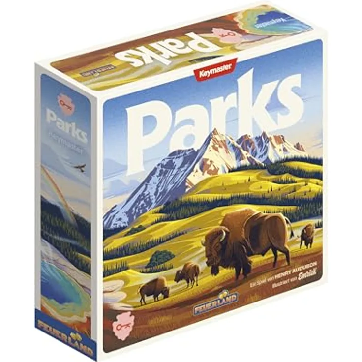 Feuerland Spiele Parks (2. Edition), Brettspiel für 1-5 Personen