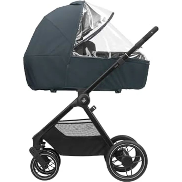 Maxi-Cosi Comfort Regenverdeck für Kinderwagen, atmungsaktiv mit Frontfenster, einfach zu befestigen, durchsichtig