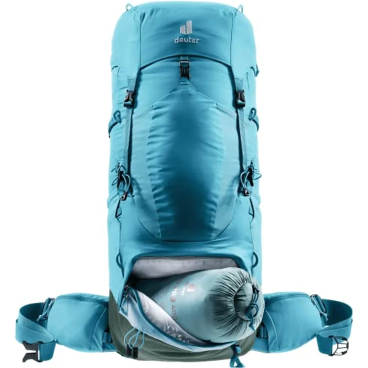 Deuter Aircontact Lite 45 + 10 SL, Trekkingrucksack für Damen mit VariQuick-Rückenlängenverstellung, gepolstertem Hüftgurt und 10 Liter erweiterbarem Volumen – Bild 7