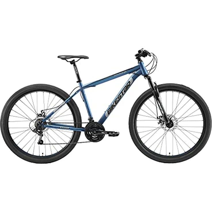 BIKESTAR Hardtail Mountainbike Shimano 21 Gang Schaltung, Scheibenbremse 29 Zoll Reifen | 19 Zoll Rahmen MTB | Blau – Bild 2