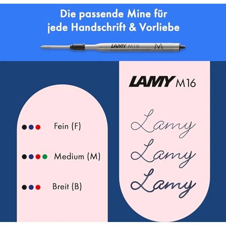 LAMY Füllfederhalter Kugelschreiber safari pink Schreibfarbe blau – Bild 6