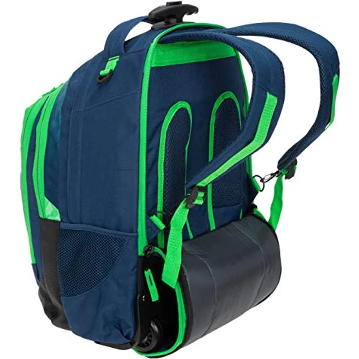 Elephant 3 Teile Set Trolley Hero Signature Schulranzen, 35 Liter, Alu Ausziehgriff, Inliner Räder, Cube Green (Grün) – Bild 3