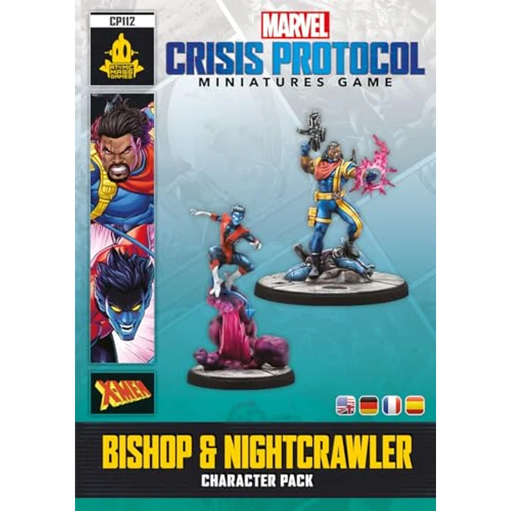 Atomic Mass Games AMGD2108 - Marvel: Crisis Protocol - Charakterpack mit Bishop und Nightcrawler, Miniaturenspiel für Sammelfiguren – Bild 2
