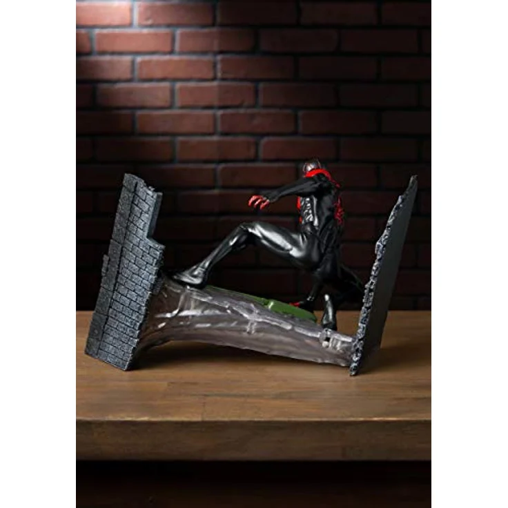 Diamond Select Marvel Comic Galerie Spiderman Miles Morales Figur, 18 cm PVC Statue in Fensterbox – Bild 4